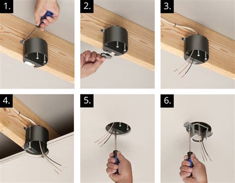 removing ceiling fan junction box|ceiling fan retrofit junction box.